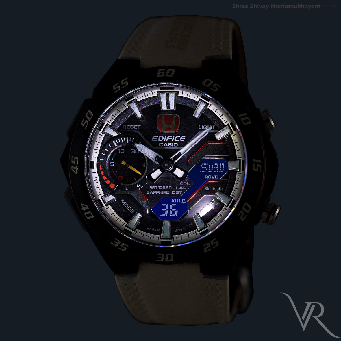 CA-ED2111011 White Honda Watch.
