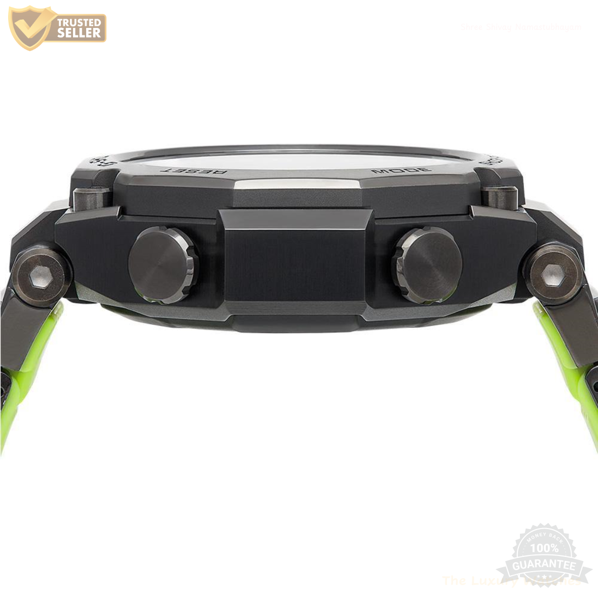 MT-G21110112 Black Green Unique Watch.