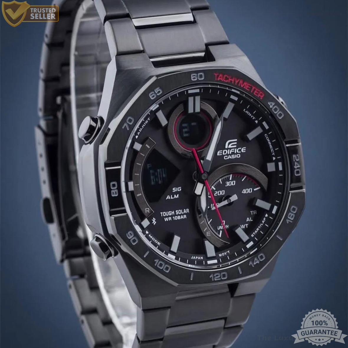 MW-G-EDF11R01 Black Stainless Steel Watch.
