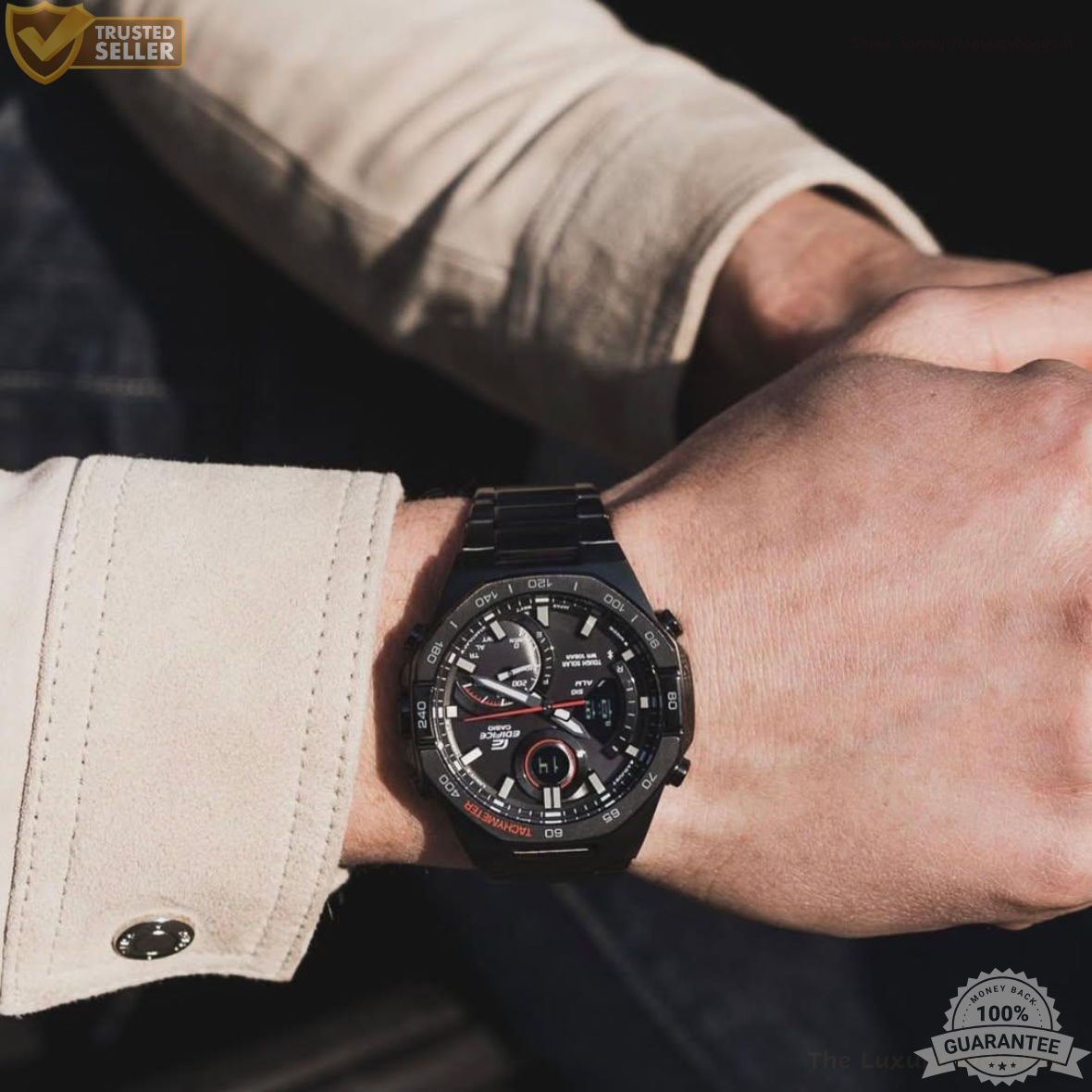 MW-G-EDF11R01 Black Stainless Steel Watch.