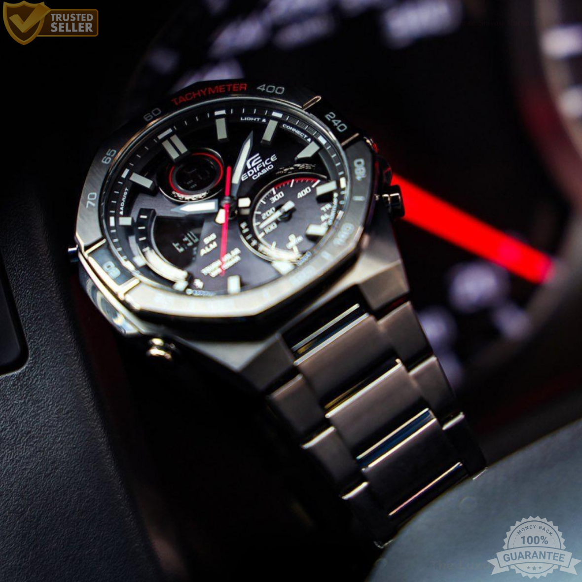 MW-G-EDF11R01 Black Stainless Steel Watch.