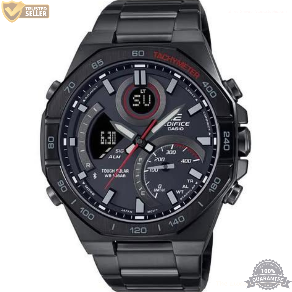 MW-G-EDF11R01 Black Stainless Steel Watch.