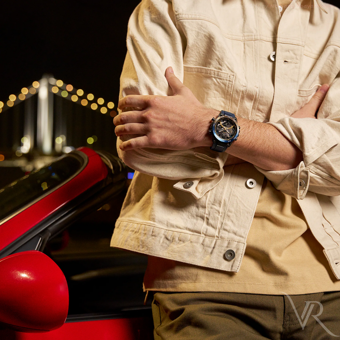 CA-ED2111010 Honda Blue Watch.