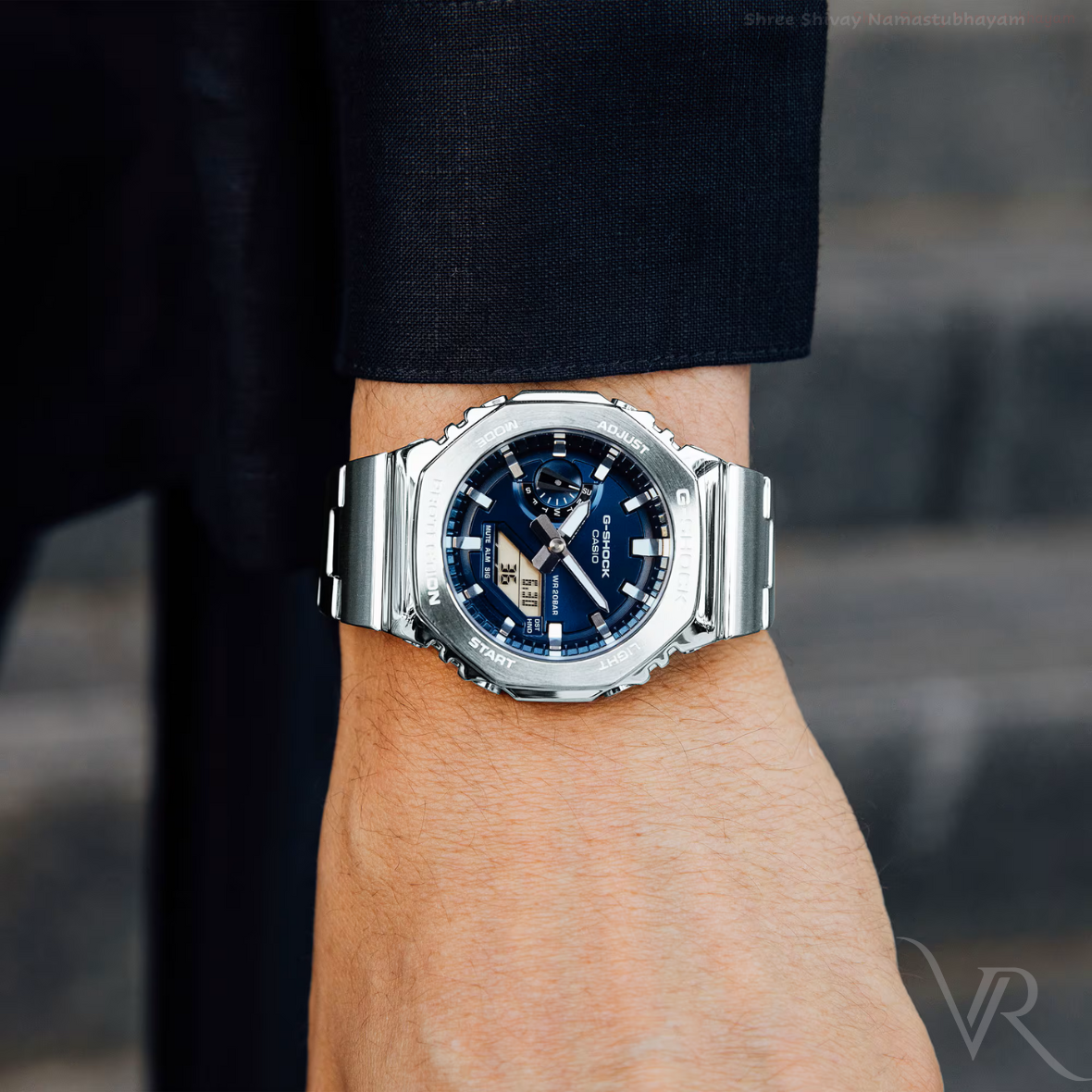 CA-214111 RR Stainless Steel Blue Dial Watch