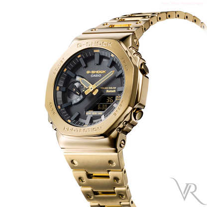 CA-21115720 AK Golden Black Dial Watch.