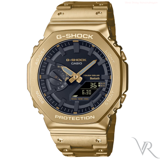 CA-21115720 AK Golden Black Dial Watch.