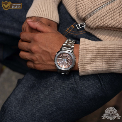 MW-B2112155 Series Silver Stainless Steal Watch.