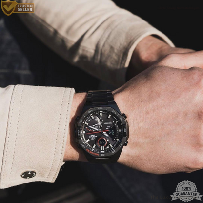 MW-G-EDF11R01 Black Stainless Steel Watch.