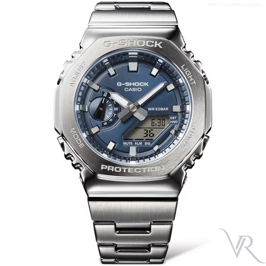 CA-214111 RR Stainless Steel Blue Dial Watch